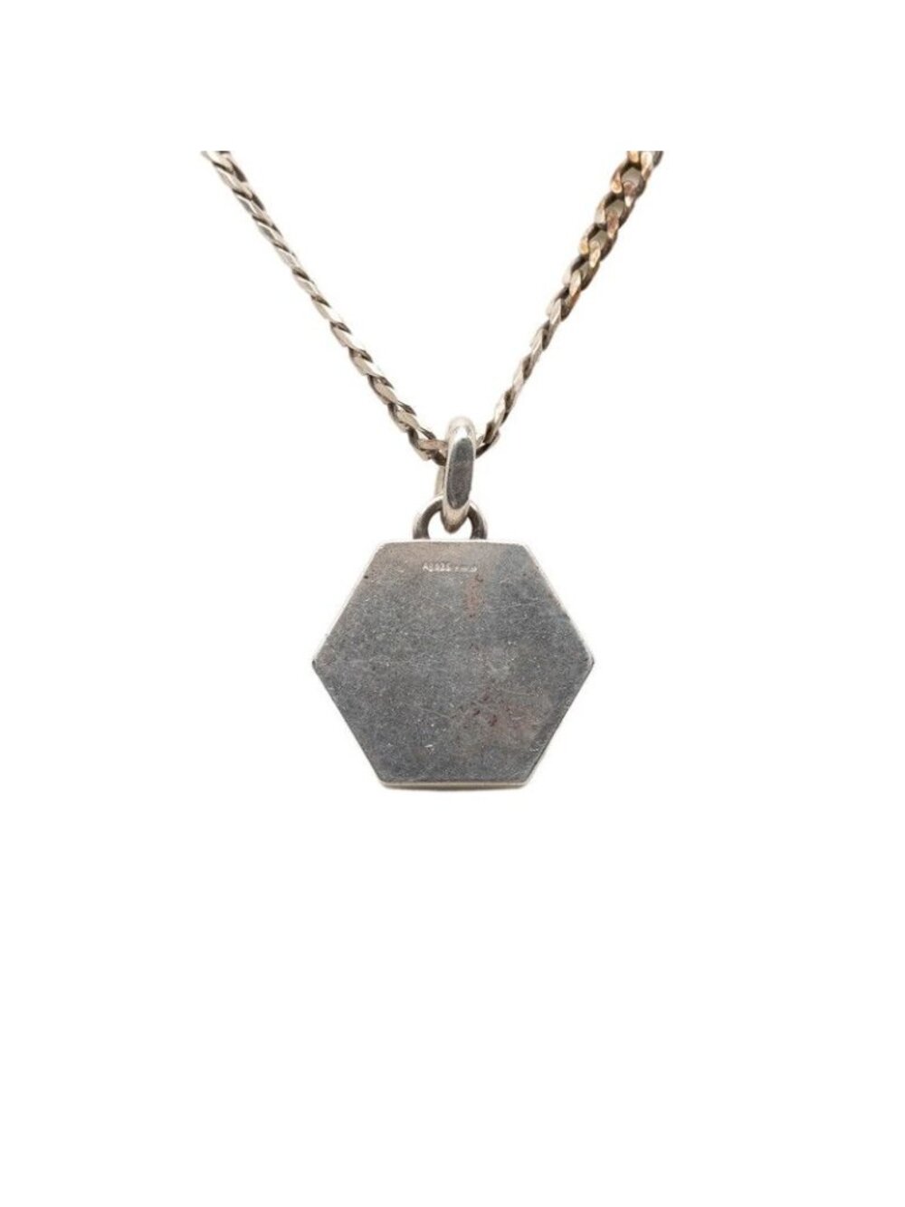 Gucci Hexagon Pendant Necklace Silver - Picture 2 of 6